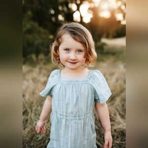 Sage Green 3T Art Class Dress